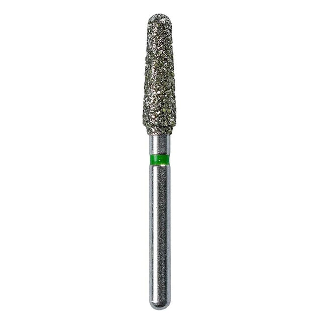 Defend FG #856.025 Coarse Round End Taper Diamond Bur, 5/Pk