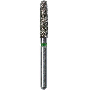 Defend FG #856.020 Coarse Round End Taper Diamond Bur, 5/Pk