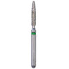 Defend FG #862.014 Coarse Flame Shaped Diamond Bur, 5/Pk