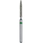 Defend FG #863.012 Coarse Flame Shaped Diamond Bur, 5/Pk