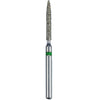 Defend FG #863.012 Coarse Flame Shaped Diamond Bur, 5/Pk