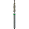 Defend FG #863.016 Coarse Flame Shaped Diamond Bur, 5/Pk
