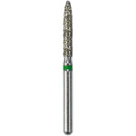 Defend FG #863.016 Coarse Flame Shaped Diamond Bur, 5/Pk