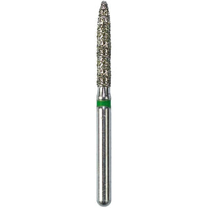 Defend FG #863.016 Coarse Flame Shaped Diamond Bur, 5/Pk