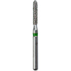 Defend FG #878.014 Coarse Torpedo Cylinder Diamond Bur, 5/Pk