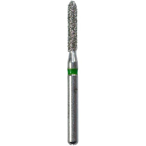 Defend FG #881.014 Coarse Round End Cylinder Diamond Bur, 5/Pk