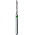 Defend FG #885.010 Coarse Beveled Cylinder Diamond Bur, 5/Pk