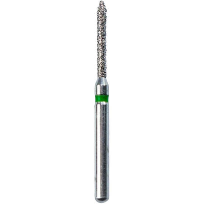Defend FG #885.012 Coarse Beveled Cylinder Diamond Bur, 5/Pk