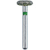 Defend FG #909.037 Coarse Wheel Shaped Diamond Bur, 5/Pk