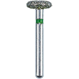 Defend FG #909.037 Coarse Wheel Shaped Diamond Bur, 5/Pk