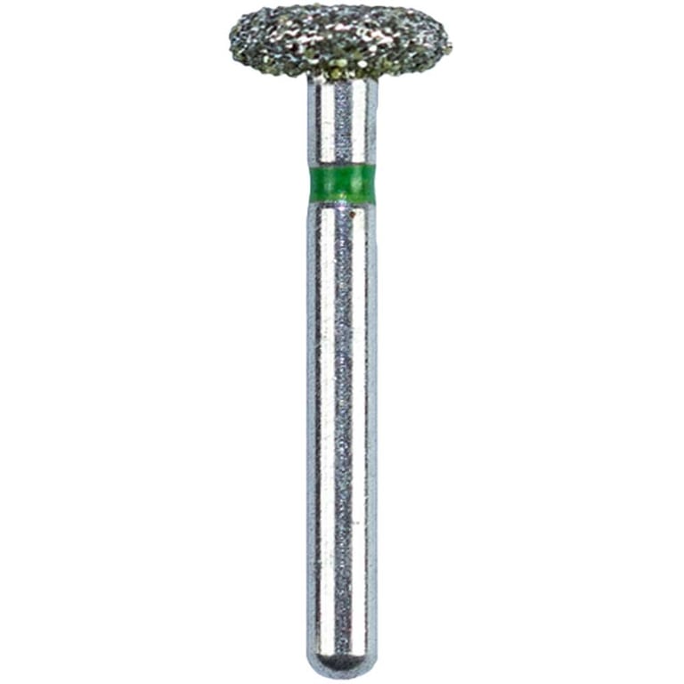 Defend FG #909.037 Coarse Wheel Shaped Diamond Bur, 5/Pk