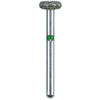 Defend FG #909.040 Coarse Wheel Shaped Diamond Bur, 5/Pk