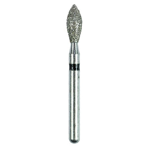 Defend FG #368.023 Super Coarse Football Shaped Diamond Bur, 5/Pk