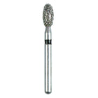 Defend FG #379.023 Super Coarse Football Shaped Diamond Bur, 5/Pk
