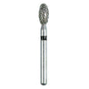Defend FG #379.023 Super Coarse Football Shaped Diamond Bur, 5/Pk