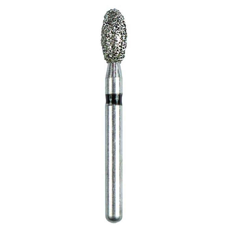 Defend FG #379.023 Super Coarse Football Shaped Diamond Bur, 5/Pk