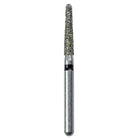 Defend FG #856.016 Super Coarse Round End Taper Diamond Bur, 5/Pk