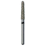 Defend FG #856.018 Super Coarse Round End Taper Diamond Bur, 5/Pk