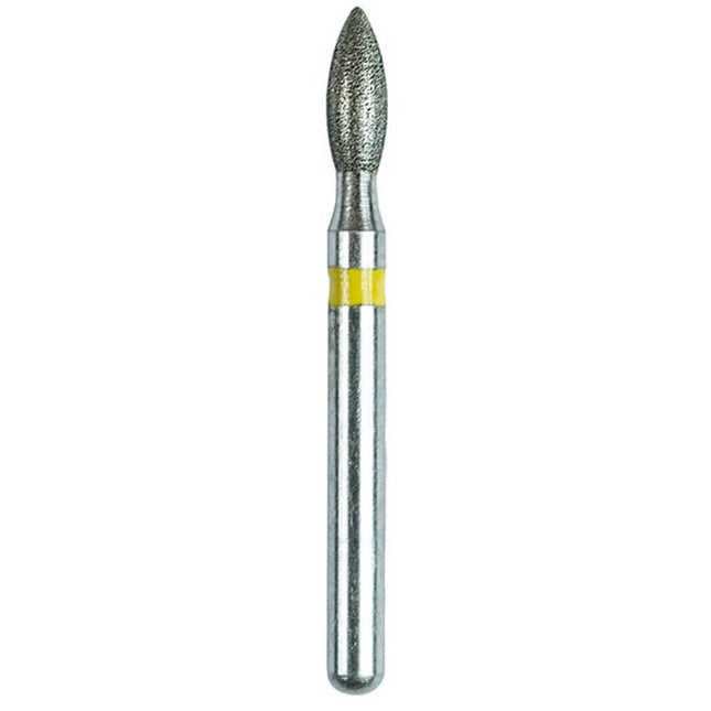 Defend FG #368.018 Super Fine Football Shaped Diamond Bur, 5/Pk