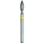 Defend FG #368.018 Super Fine Football Shaped Diamond Bur, 5/Pk