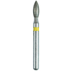 Defend FG #368.018 Super Fine Football Shaped Diamond Bur, 5/Pk
