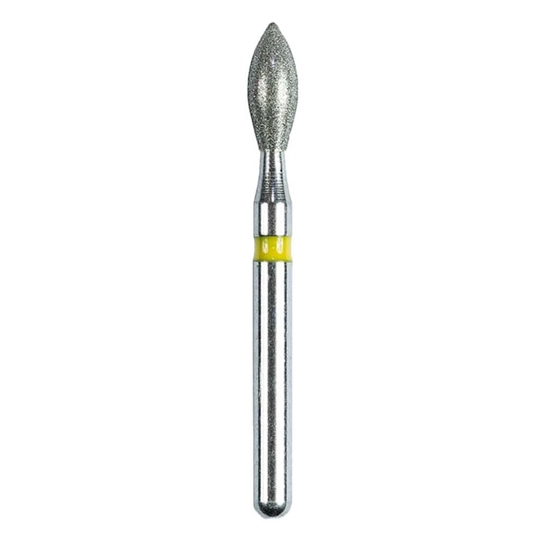 Defend FG #368.023 Super Fine Football Shaped Diamond Bur, 5/Pk