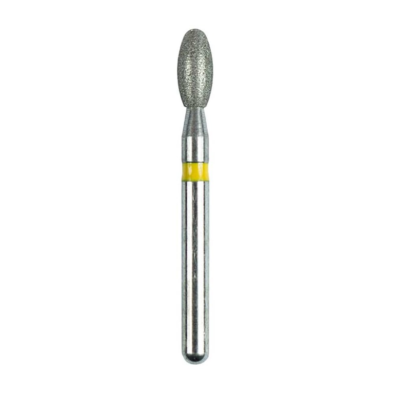 Defend FG #379.023 Super Fine Football Shaped Diamond Bur, 5/Pk