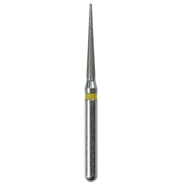 Defend FG #859.014 Super Fine Needle Shaped Diamond Bur, 5/Pk