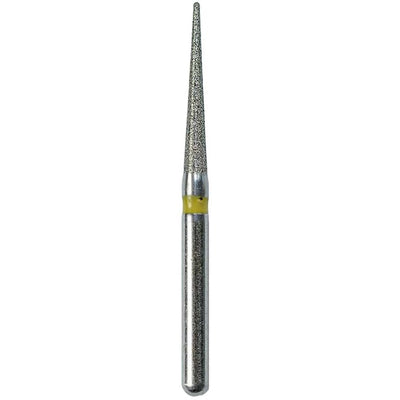 Defend FG #859.016 Super Fine Needle Shaped Diamond Bur, 5/Pk