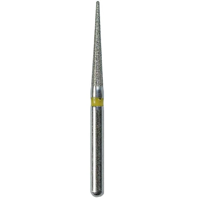 Defend FG #859.016 Super Fine Needle Shaped Diamond Bur, 5/Pk