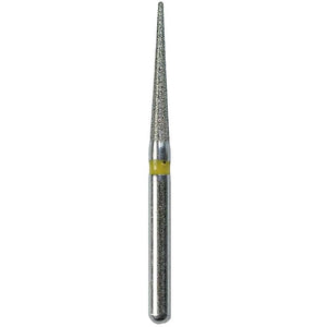 Defend FG #859.016 Super Fine Needle Shaped Diamond Bur, 5/Pk