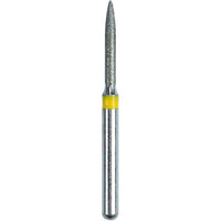 Defend FG #862.014 Super Fine Flame Shaped Diamond Bur, 5/Pk