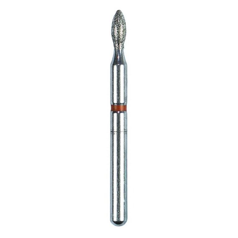 Defend FG #368.016 Fine Football Shaped Diamond Bur, 5/Pk