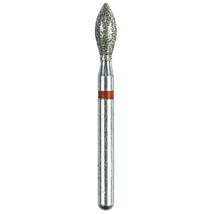 Defend FG #368.023 Fine Football Shaped Diamond Bur, 5/Pk