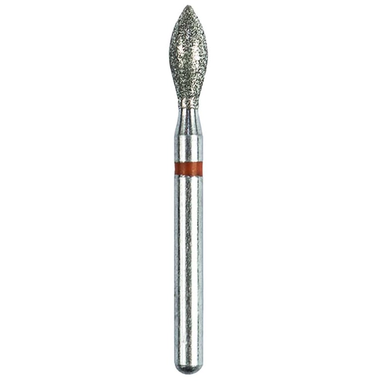 Defend FG #368.023 Fine Football Shaped Diamond Bur, 5/Pk