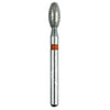 Defend FG #369.023 Fine Football Shaped Diamond Bur, 5/Pk