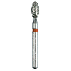 Defend FG #369.023 Fine Football Shaped Diamond Bur, 5/Pk