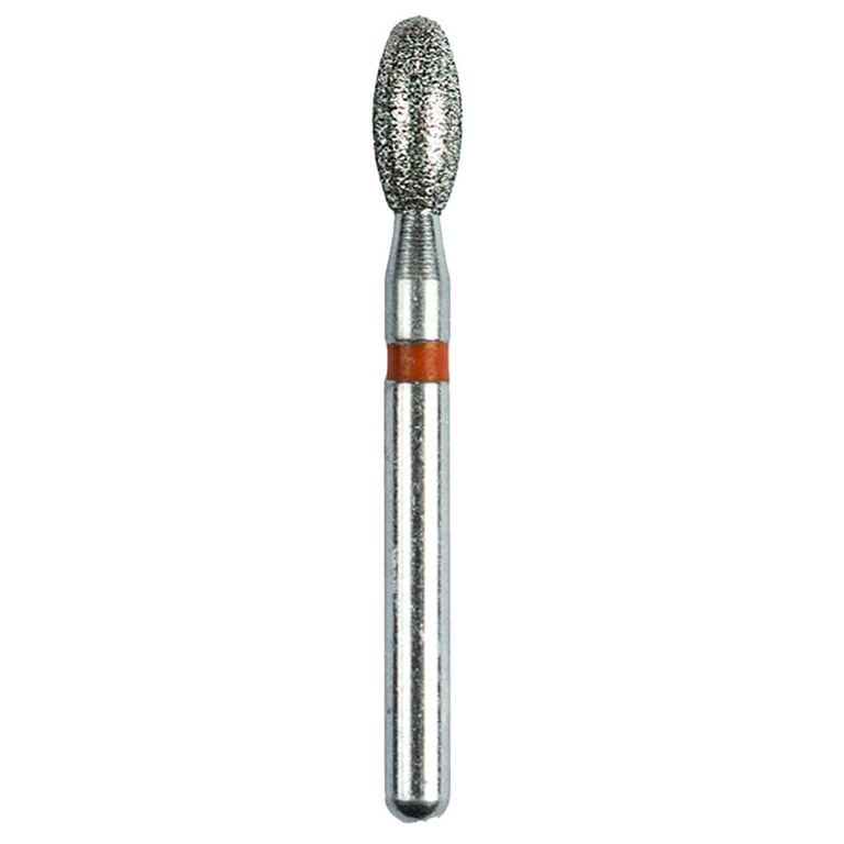 Defend FG #369.023 Fine Football Shaped Diamond Bur, 5/Pk