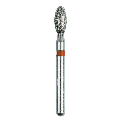 Defend FG #379.023 Fine Football Shaped Diamond Bur, 5/Pk