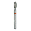 Defend FG #379.023 Fine Football Shaped Diamond Bur, 5/Pk