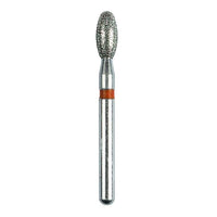 Defend FG #379.023 Fine Football Shaped Diamond Bur, 5/Pk