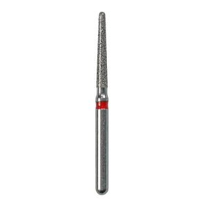 Defend FG #850.016 Fine Round End Taper Diamond Bur, 5/Pk