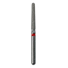 Defend FG #850.018 Fine Round End Taper Diamond Bur, 5/Pk