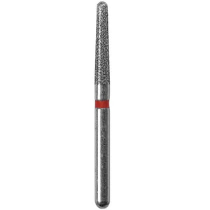 Defend FG #856L.018 Fine Long Round End Taper Diamond Bur, 5/Pk