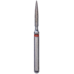 Defend FG #862.012 Fine Flame Shaped Diamond Bur, 5/Pk