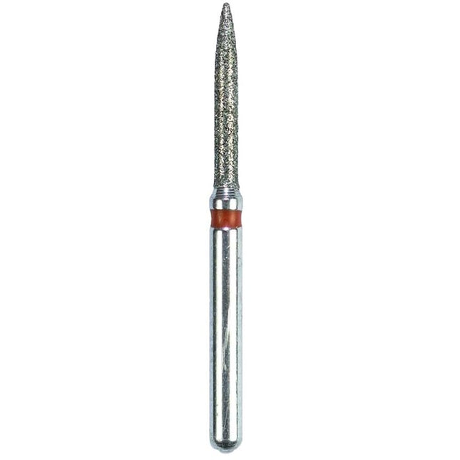 Defend FG #862.014 Fine Flame Shaped Diamond Bur, 5/Pk