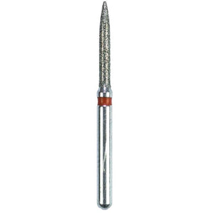 Defend FG #862.014 Fine Flame Shaped Diamond Bur, 5/Pk
