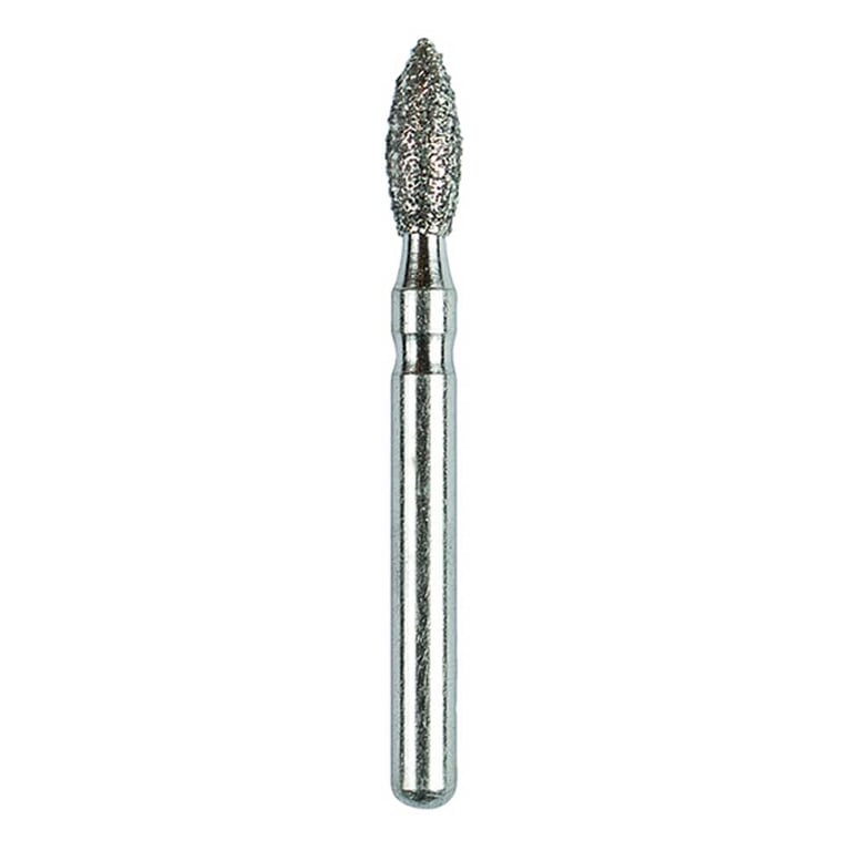 Defend FG #368.018 Medium Football Shaped Diamond Bur, 5/Pk