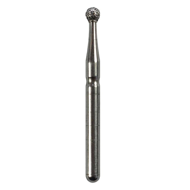 Defend FG #801.016 Medium Round Diamond Bur, 5/Pk