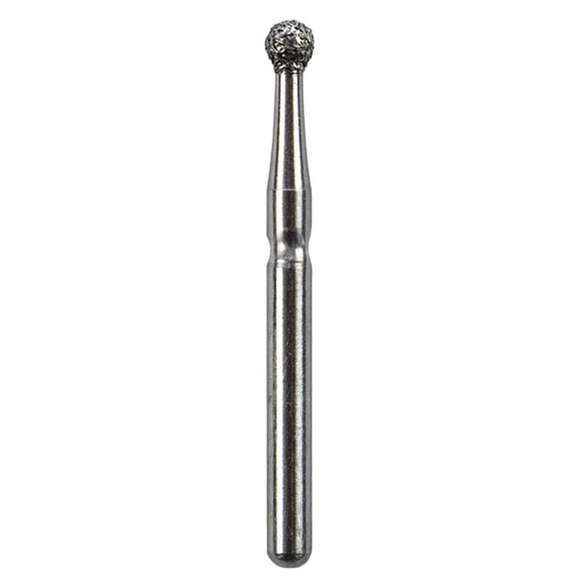 Defend FG #801.018 Medium Round Diamond Bur, 5/Pk